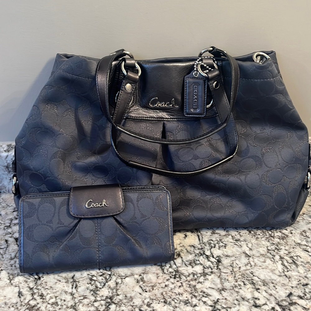 Coach handbag & wallet